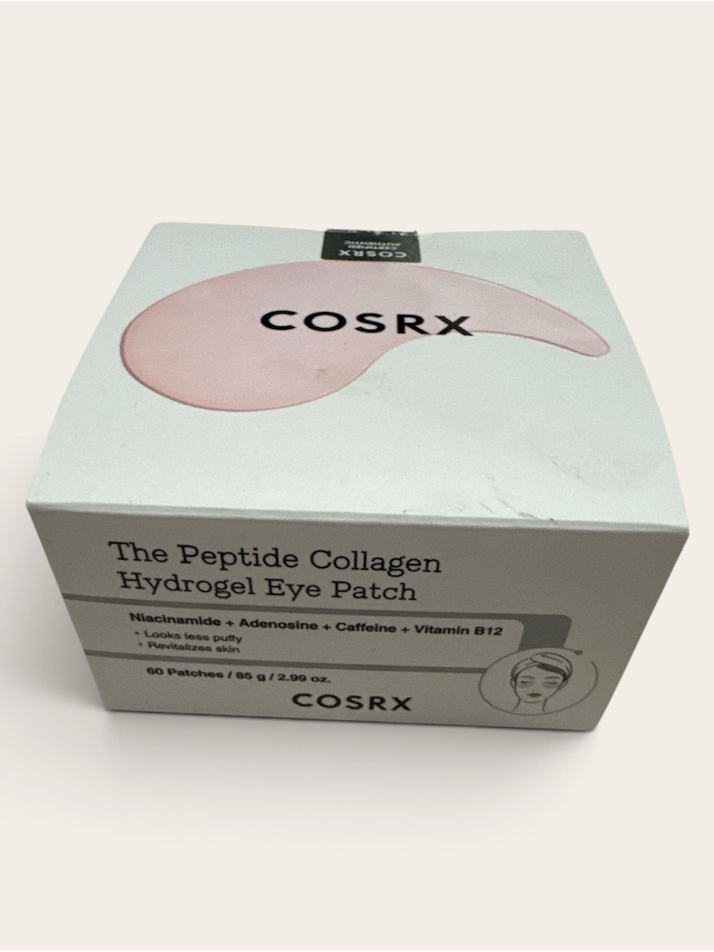 COSRX Peptide Collagen Hydrogel Eye Patch - White